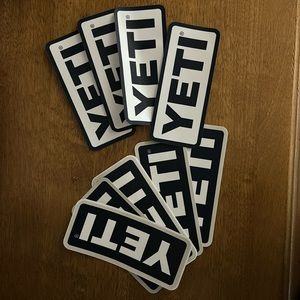 Yeti stickers(9)